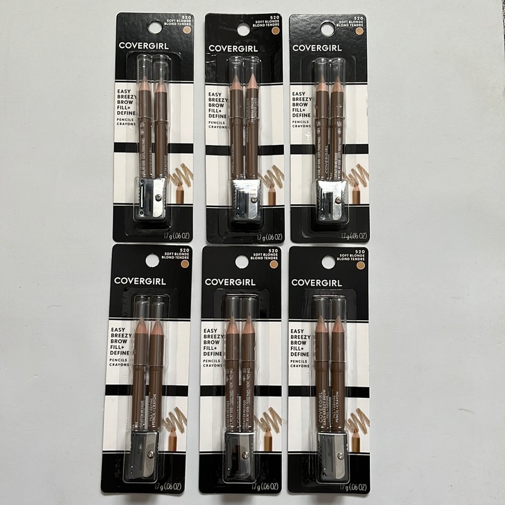 Lot of 6 NEW UNOPENED COVERGIRL water resistant brow pencils in s…